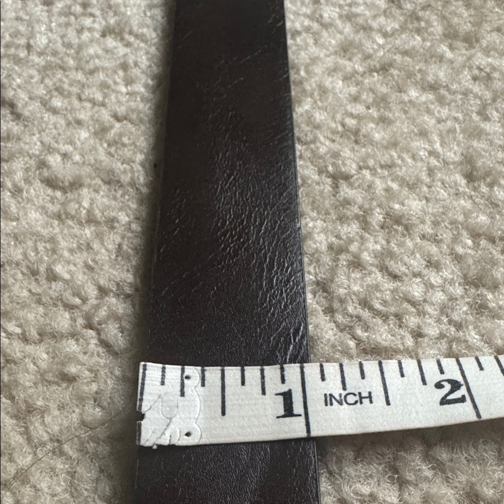 Banana Republic Brown Goldtone Double O-Ring Belt Large - Picture 12 of 13